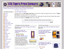 Tablet Screenshot of lsufangear.com